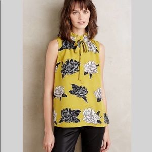 Anthro Corey Lynn Halter Nella tie-neck blouse